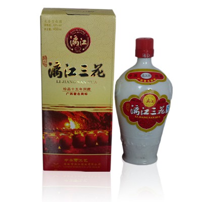 53°十五年漓江三花(瓷瓶)